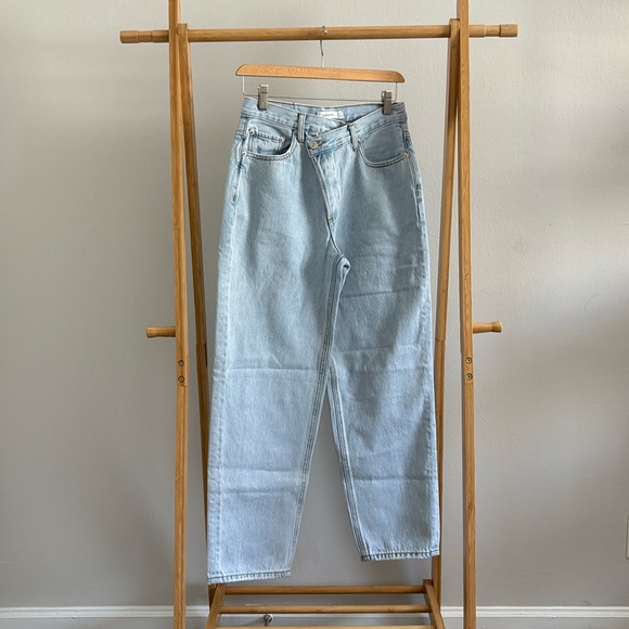 Glassons Denim - Glassons Gathered Front Light Wash Jeans
